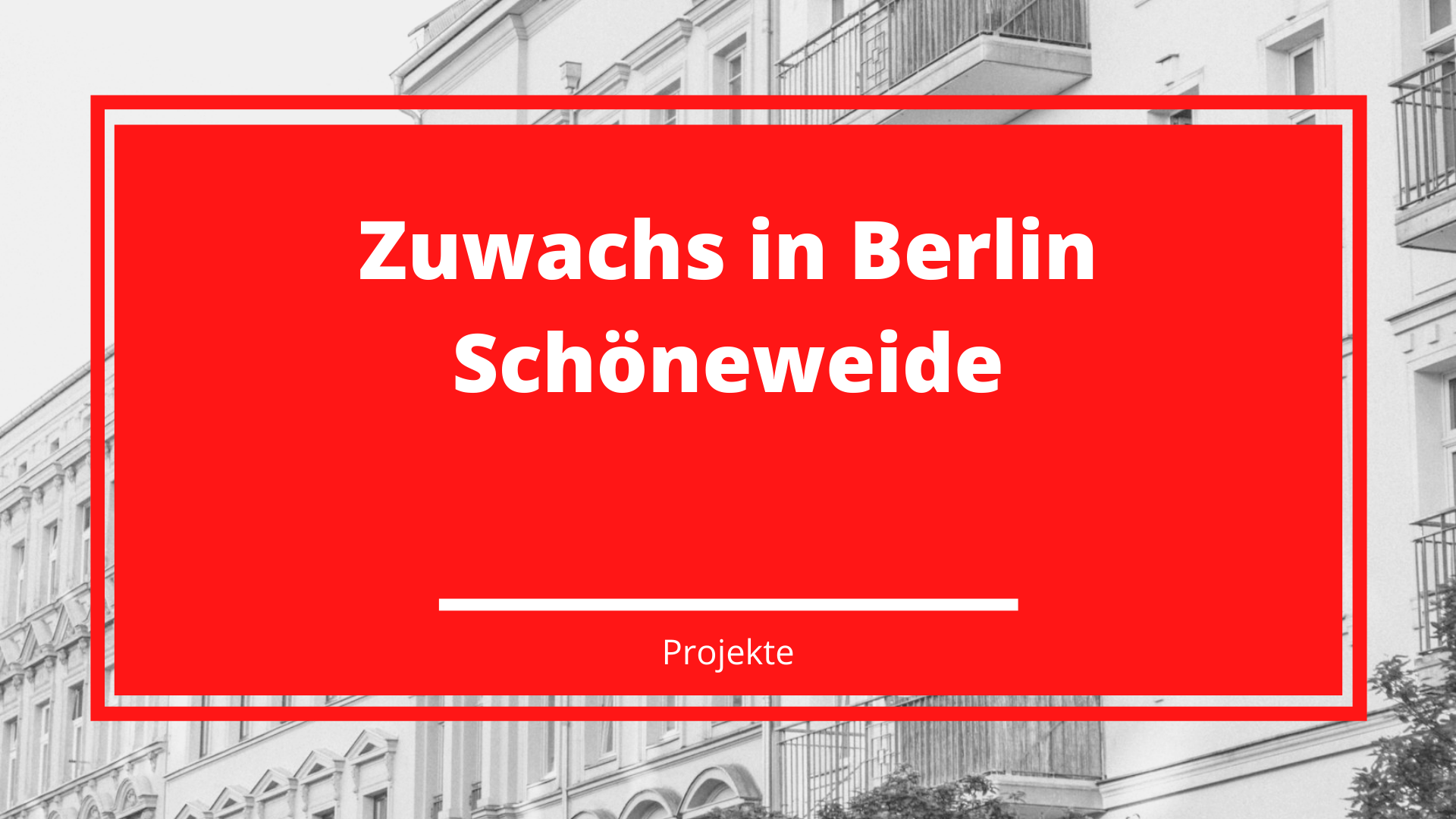 Zuwachs in Berlin Schöneweide